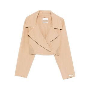 Sportmax Neutrals Jackets - Cropped Jackets Women